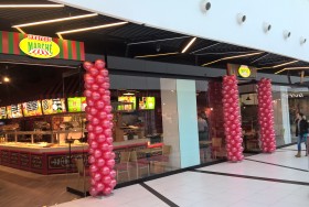 Dekoracje sklepów balonami Elbląg